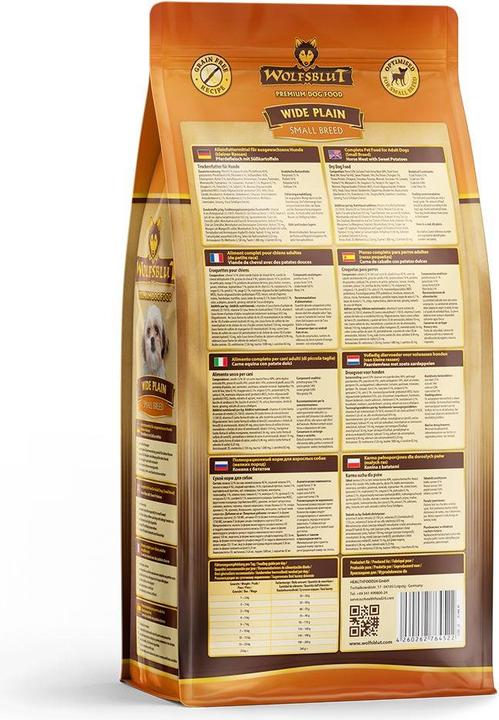 Actual product image Wolfsblut Wide Plain Small Breed (Adult, 1 pcs., 2000 g)