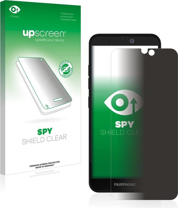 Actual product image upscreen Spy Shield Privacy Protector (1 Piece, Fairphone 3+)