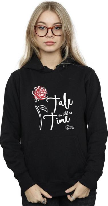 Actual product image Disney Womens/Ladies Tale As Old As Time Rose Hoodie (L)