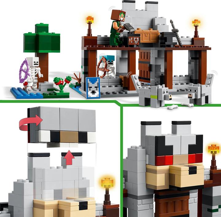 Produktbild LEGO Die Wolfsfestung (21261, LEGO Minecraft)