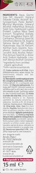 Actual product image dm alverde Vital Eye Cream