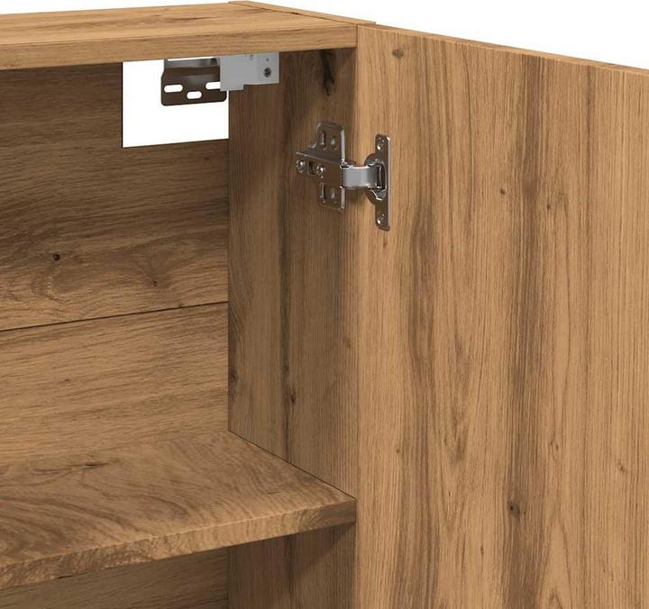 Produktbild VidaXL Bad-Spiegelschrank Artisan-Eiche 64x20x66,5 cm Holzwerkstoff