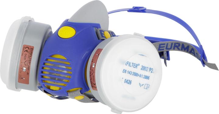 Produktbild Kerbl Halbmaske Vulcano, Set inkl. 2 Filter A1P2, Blister (1 x)