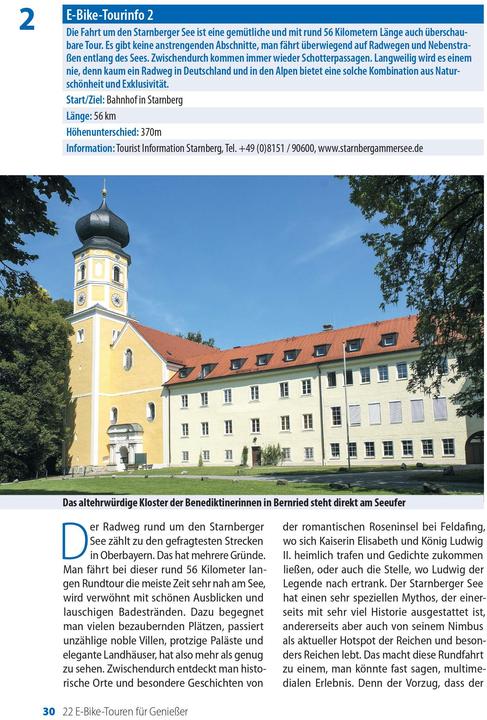 Produktbild Die 22 schönsten E-Bike-Touren für Geniesser im Alpenvorland, Österreich, Südtirol, Venetien und (Deutsch, BVA BikeMedia GmbH, 2025)