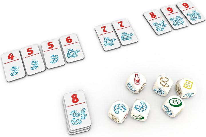 Actual product image Zoch ZOC05088 - Heckmeck Junior - figure/ dice game (DE, EN), for 2 to 5 players, aged 5 and older (English)
