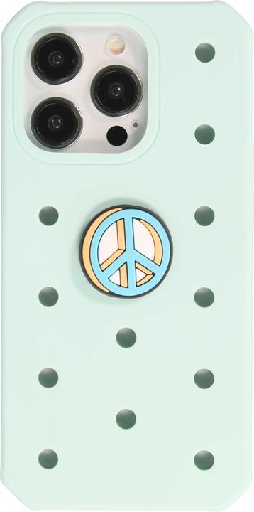 Produktbild PhoneLook Trendige Aufsteck-Sticker 3D für Silikonhülle mit Löcher Blue Peace Sign