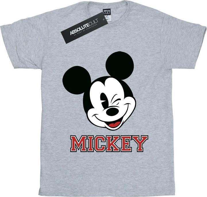 Actual product image Disney Boys Mickey Mouse Face T-Shirt (128)