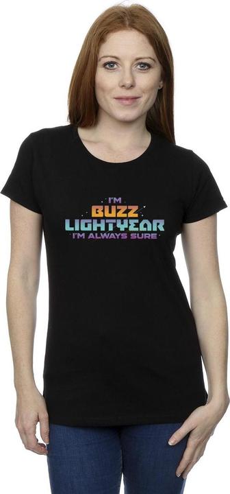 Actual product image Disney Womens/Ladies Lightyear Always Sure Text Cotton T-Shirt (XL)