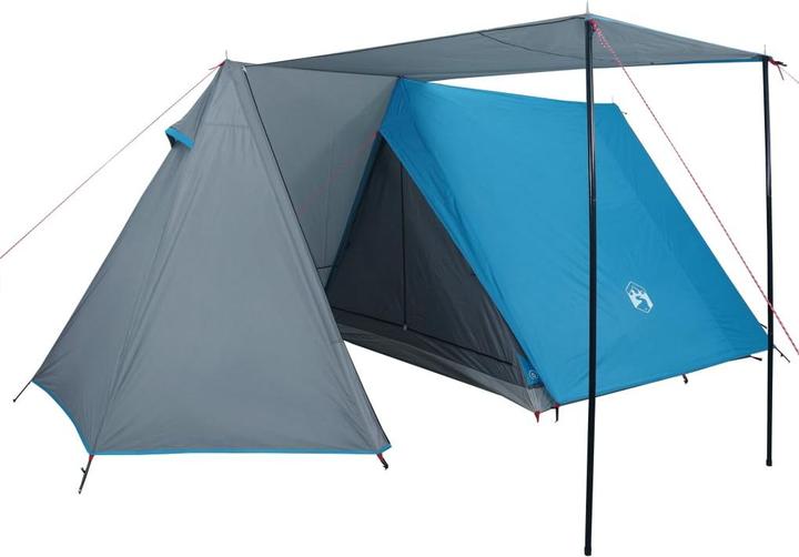 VidaXL Campingzelt 3 Personen 465 x 220 x 170 cm 185T Taft (Kuppelzelt, 6.20 kg, 3 Personen)