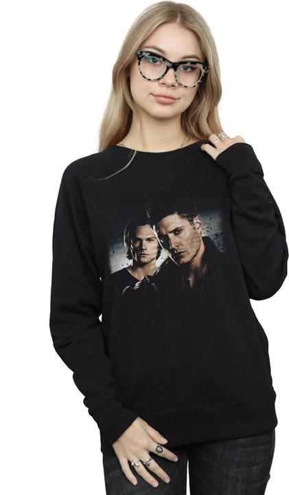 Actual product image Supernatural Womens/Ladies Sam And Dean Poster Sweatshirt (S)