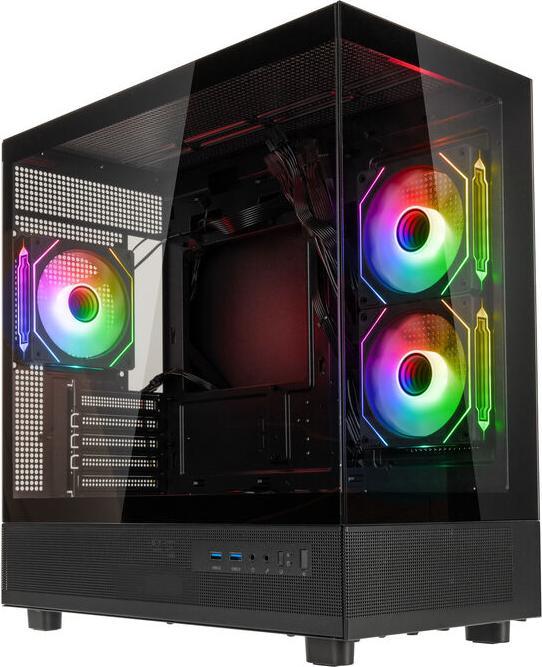 Image du produit Dell GSI SmartAssembly ARGB Glass Micro-ATX Case - 750W Gold (mATX)