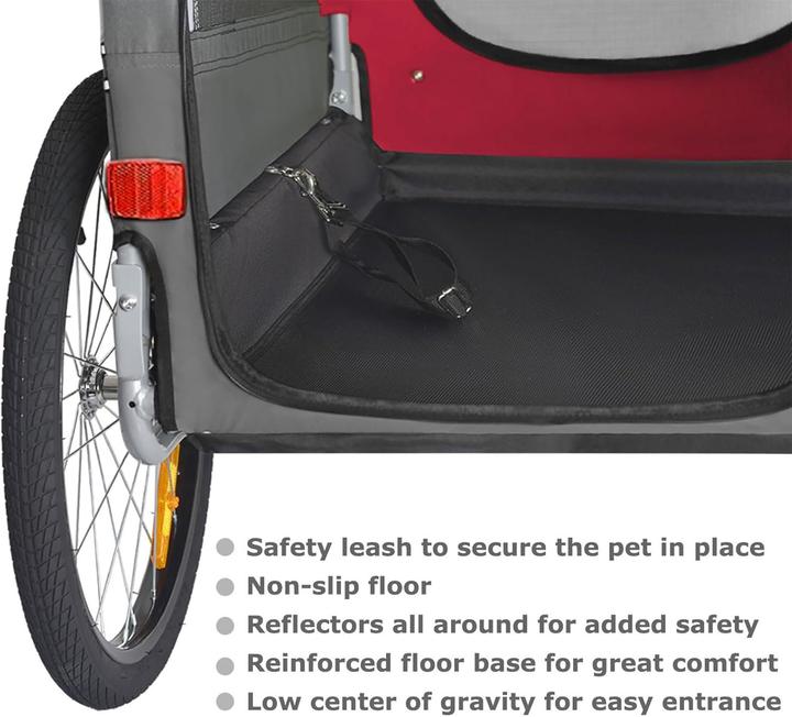Produktbild Tiggo Premium XL Hundefahrradanhänger bis 45 kg