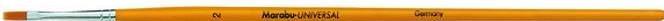 Actual product image Marabu Synthetic hair brush universal, flat (2 mm)