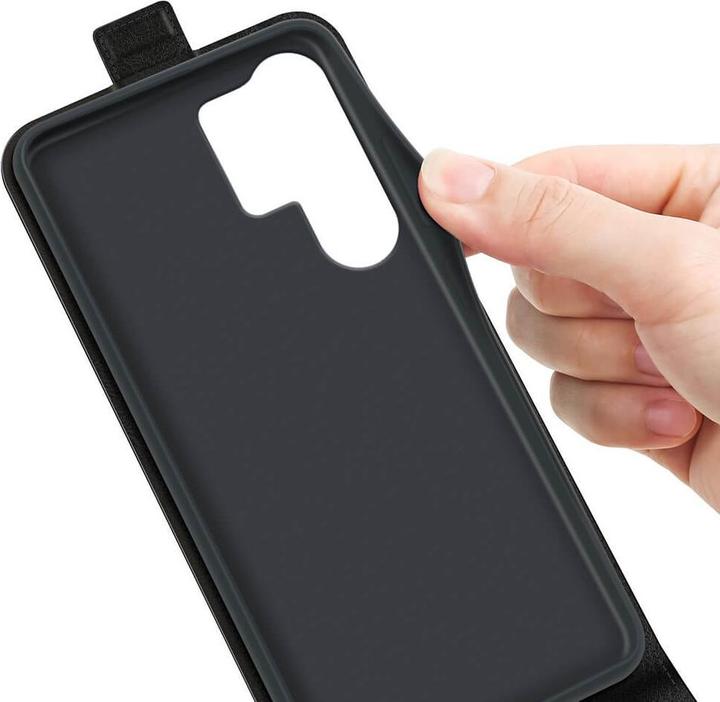 Actual product image Cover-Discount Galaxy S25 Ultra - Klassisches Flip Case vertikal (Samsung Galaxy S25 Ultra)