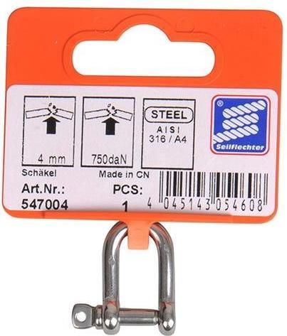 Immagine prodotto ProPlus Grillo a D 4mm, A4 RVS AISI 316, 750 daN