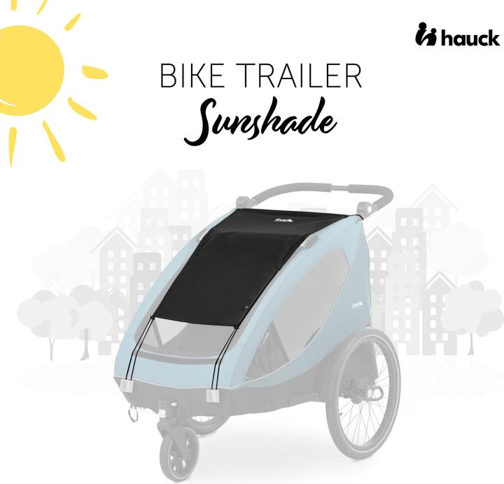 Actual product image Hauck Bike Trailer Sunshade Black