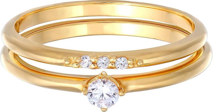 Produktbild Elli Kristall Ring (54, 925 Silber)