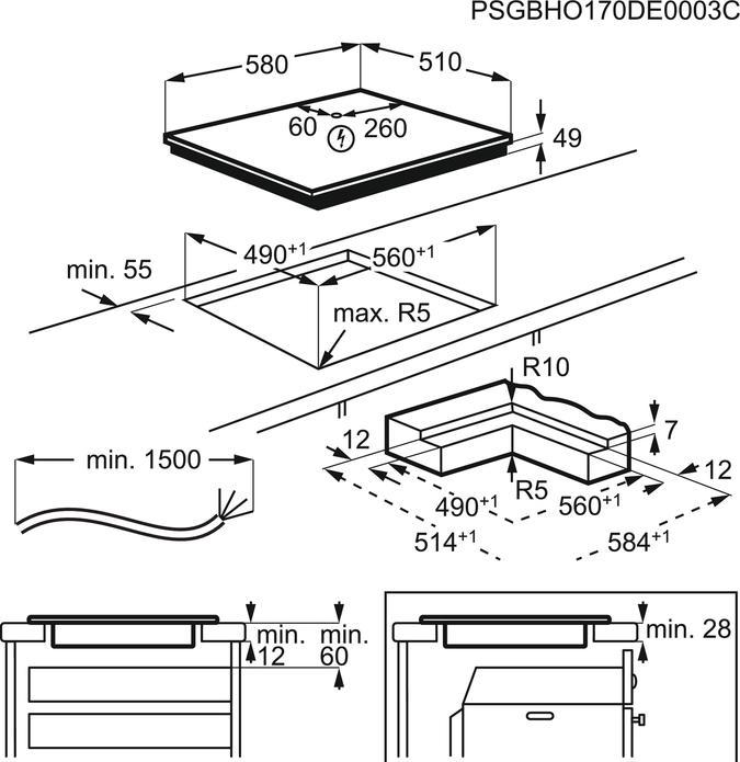Actual product image AEG Hob, 949597269, IKE64450IB