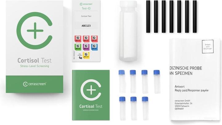 Actual product image Cerascreen Cortisol test kit (1 x)