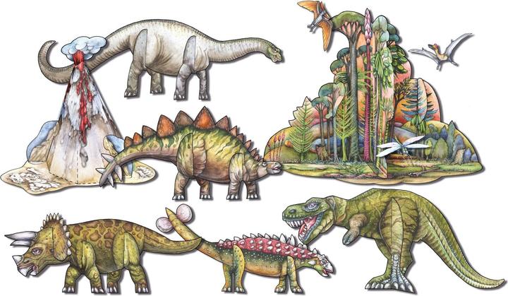 Image du produit Feuille de bricolage de dinosaures