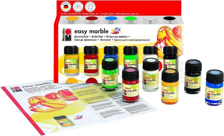 Actual product image Marabu Easy Marble (Multicoloured, 90 ml)