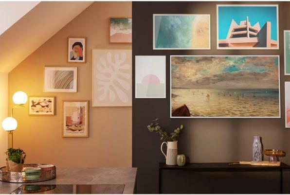 Actual product image Samsung The Frame The Frame GQ55LS03BGU (55", LS03BG, QLED, 4K, 2023)