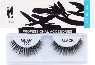 Ibra Pair Of False Eyelashes On The Glam 600ack (Artificial eyelashes)