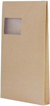 Produktbild Soennecken Faltentaschen C4 mF/hk braun 20mm Stehboden 120g Packung 100 Stück