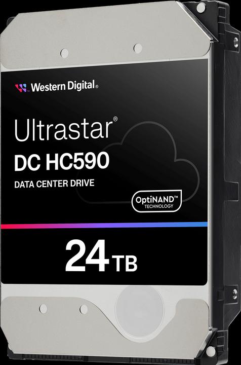 Produktbild WD Ultrastar DC HC590 3.5inch 26.1 24TB 512 7200RPM SAS ULTRA 512E SE P3 (24 TB, 3.5", CMR)
