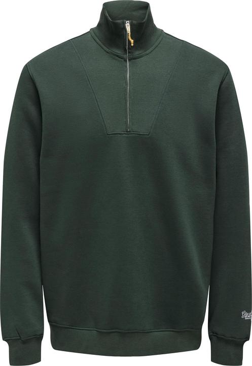 Only & Sons Normal geschnitten Hoch geschlossen Sweatshirt Sweatshirt