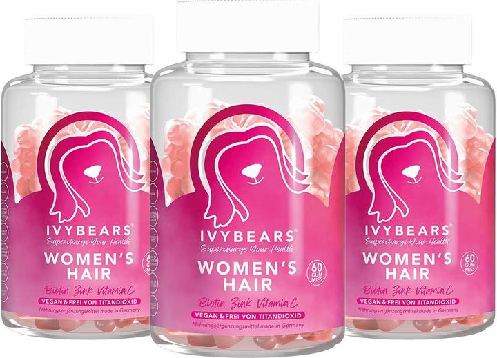 IVYBears Des vitamines pour les cheveux des femmes (3 pièce(s), Gummies, 150 g)
