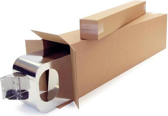 Actual product image Transpak Folding carton 1-wall height creasing dimensions 200x150x1100mm B0 quality 1.20 B brown brown (20 x)