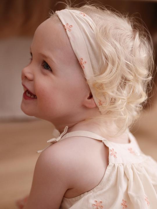 Image du produit Vertbaudet Ensemble bébé fille : robe & serre-tête (68)