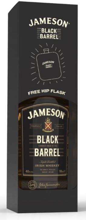 Image du produit Jameson Black Barrel 0,7 litre 40 % vol. + flasque (Whisky irlandais)