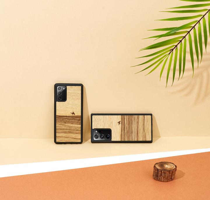 Produktbild Man.Wand &WOOD case for Galaxy Note 20 terra juodas (Samsung Galaxy Note 20)