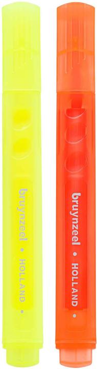 Immagine prodotto Bruynzeel Textmarker-Set, 2 Farben – Gelb und Orange (Arancia, Giallo, 2 x)