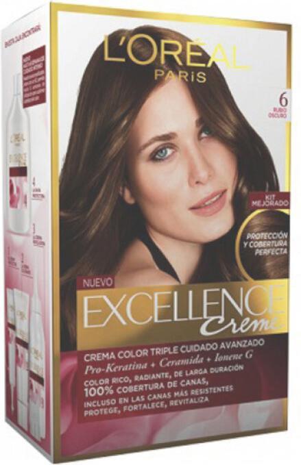 Image du produit L'Oréal Paris EXCELLENCE Encre crème #6 rubio oscuro