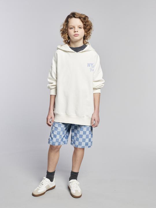 Produktbild Jonen Jungen Jeans-Bermudas mit Schachbrettmuster in Loose-Fit (128)