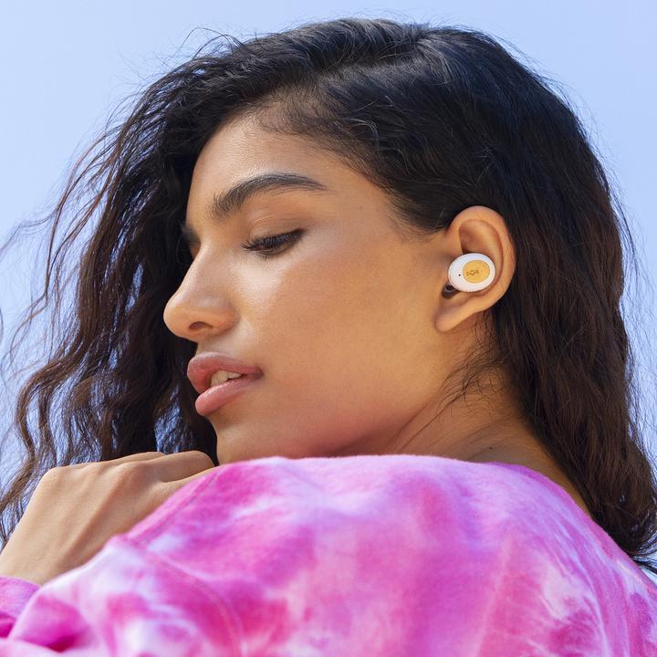 Actual product image House of Marley Bluetooth Headphones Champion Ear Buds Cream (8 h, Wireless)