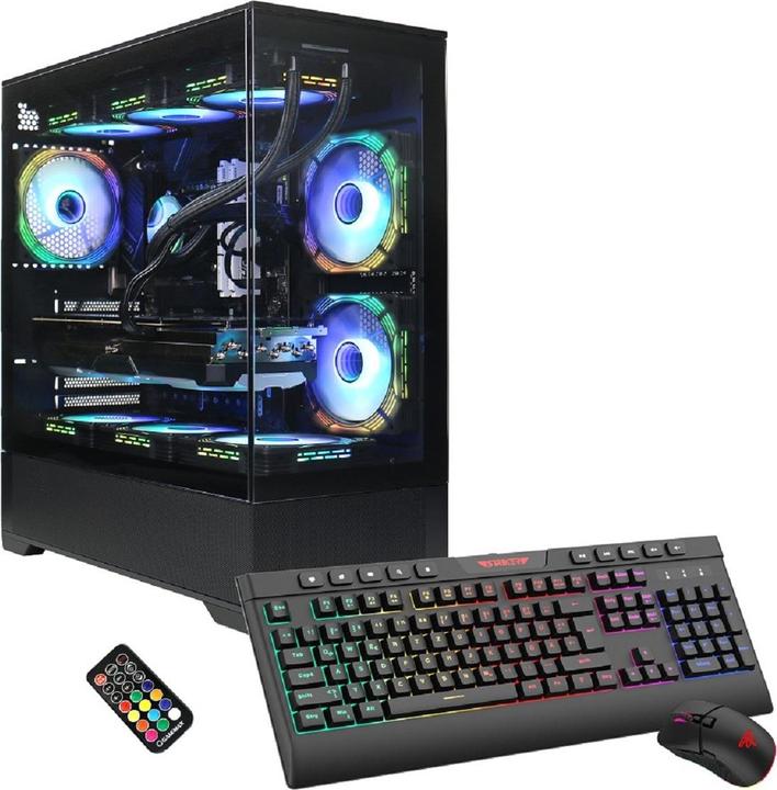 Hyrican GAMEMAX Vista AB 7504 Ryzen 7 9700X WAK 32GB/1TB SSD RTX 5070Ti Win11 (AMD Ryzen 7 9700X, 32 Go, 1000 Go, GeForce RTX 5070)