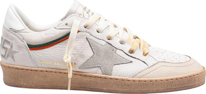 Golden Goose sneakers ballstar in nappa and nylon color white/beige (42)