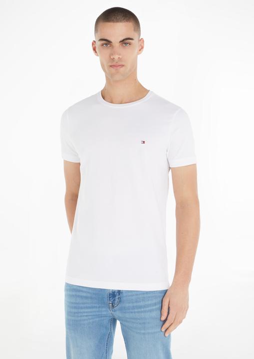 Image du produit Tommy Hilfiger Crew Neck T-Shirt Slim Fit White (M)