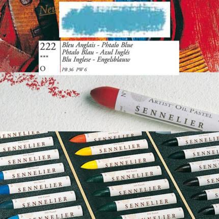 Immagine prodotto Sennelier Pastello a olio formato standard Bleu Anglais 222 (Blu ftalo)