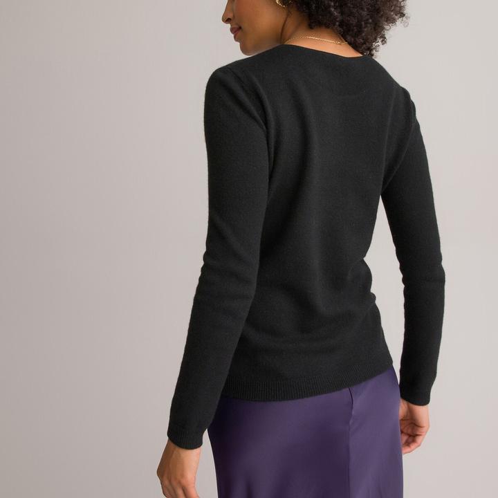Actual product image Anne Weyburn Pure cashmere round neck jumper (48, 50)