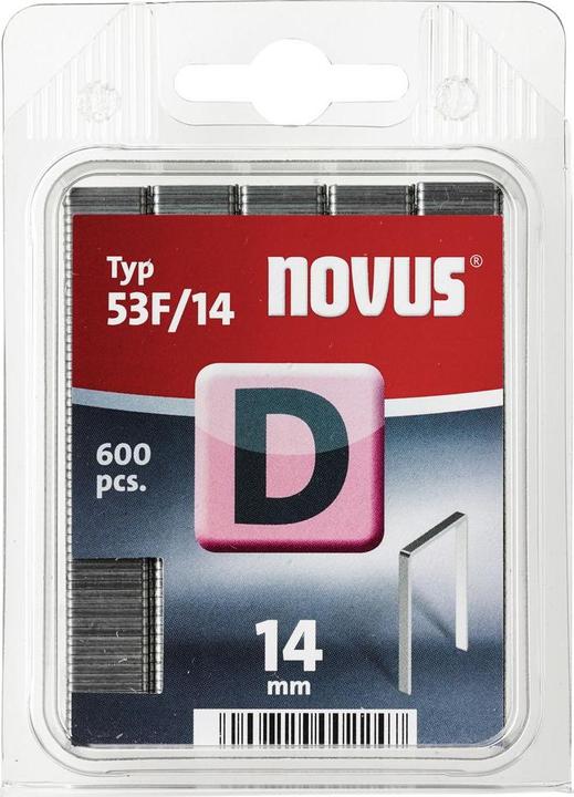 Novus Flachdrahtklammern D 53F/14