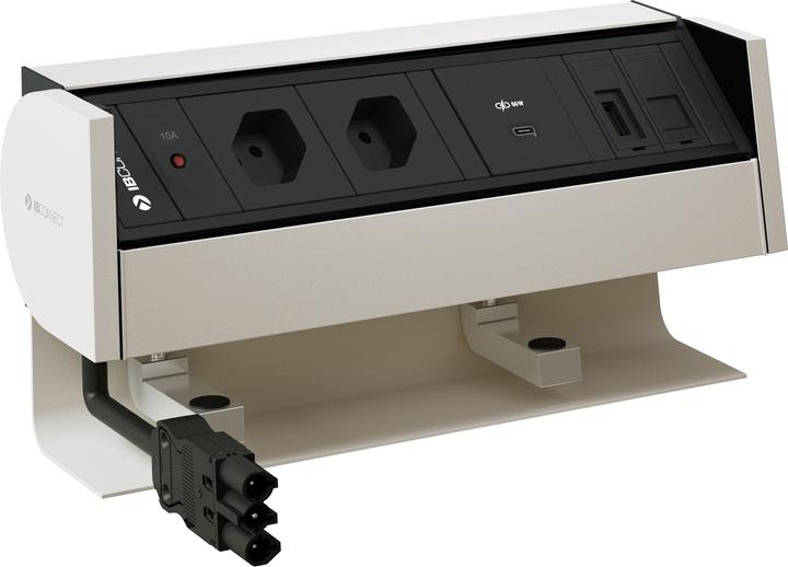 IB Connect PRISMA ciabatta ws 2x tipo 13 1x USB-A/C 1x RJ45 1x HDMI (2 x, RJ45, HDMI, Tipo 13, USB, 0.27 m)
