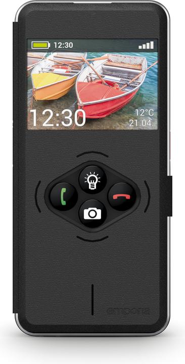 Produktbild Emporia SMART.6, Senioren-Smartphone (128 GB, Schwarz, 6.58", Single SIM, 50 Mpx, 5G)