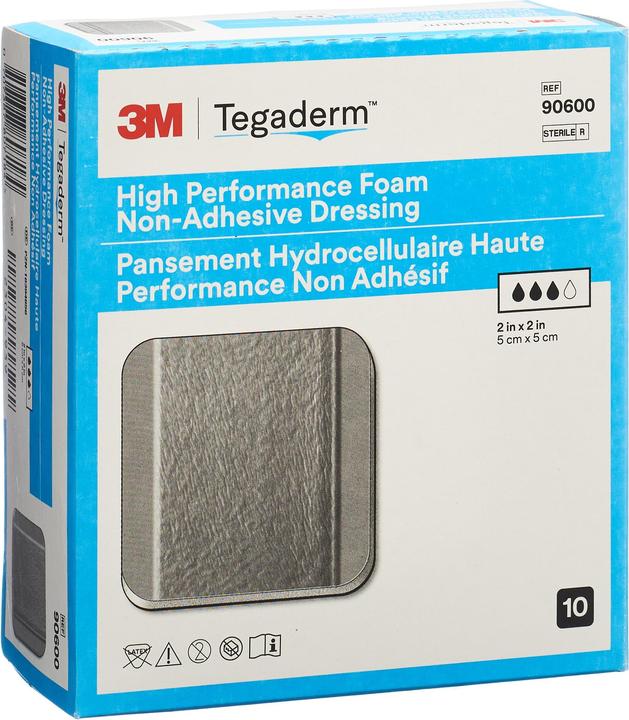 Produktbild 3M Tegaderm Foam Schaumverband 5cmx5cm (10 Stk)