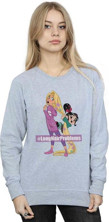 Actual product image Disney Womens/Ladies Wreck It Ralph Rapunzel And Vanellope Sweatshirt (L)