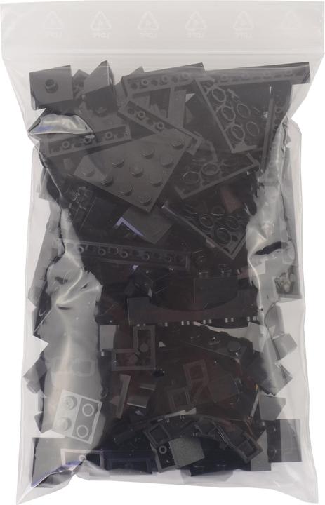 Actual product image LEGO Bricks Black mixed - 100 pieces - Black bricks mix - NEW (0, LEGO Accessories)